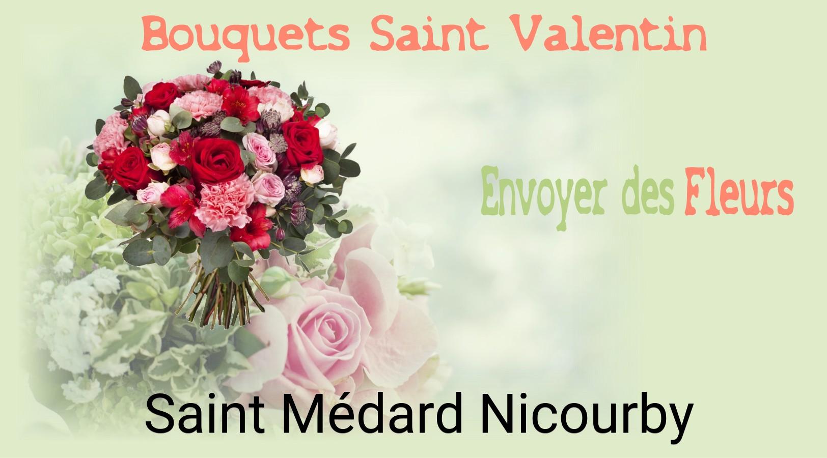 Roses de Saint-Valentin livrées à Saint-Médard-Nicourby